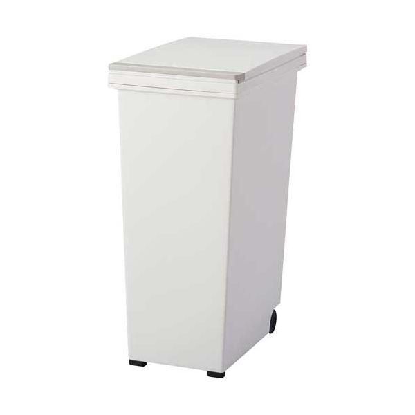ds-（まとめ） アスベル エバンプッシュペール 30L ホワイト A6012 1台 〔×3セット〕
