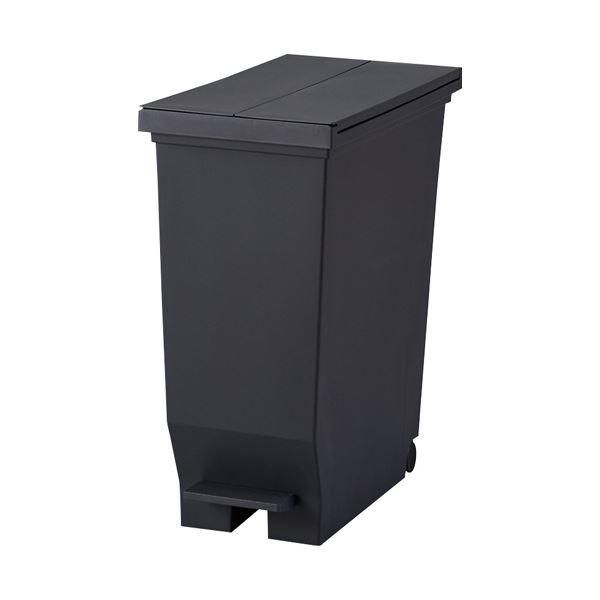 ds-（まとめ） アスベル エバン両開きペダルペール 30L ブラック A630309 1台 〔×3セット〕