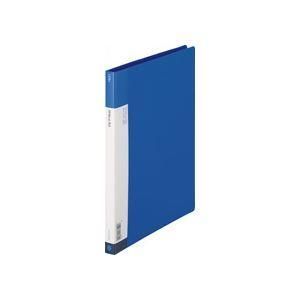 ds-（まとめ） ライオン事務器PPパームファイル 強化Z式 A4タテ 120枚収容 背幅17mm 青 PF-283 1冊 〔×10セット〕