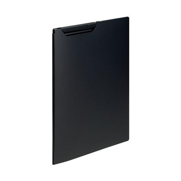 ds-（まとめ） リヒトラブNoir×noir クリップファイル A4 約20枚収容 黒 F-5903 1冊 〔×5セット〕