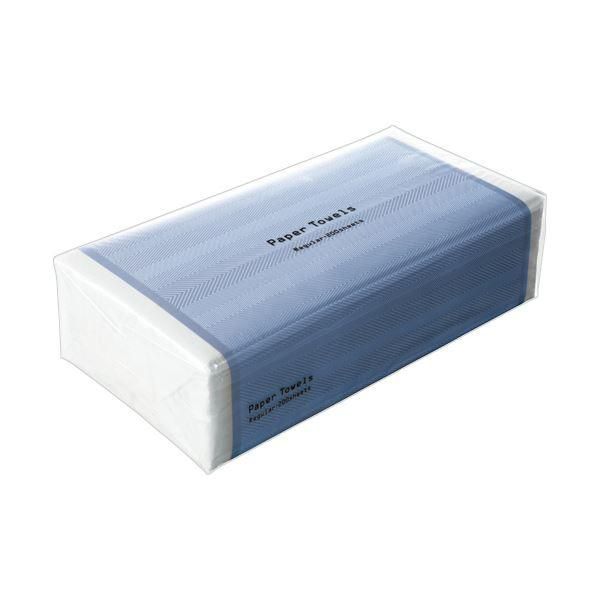 ds-（まとめ） TANOSEEペーパータオル ハードタイプ（レギュラー） 200枚／パック 1セット（5パック） 〔×5セット〕