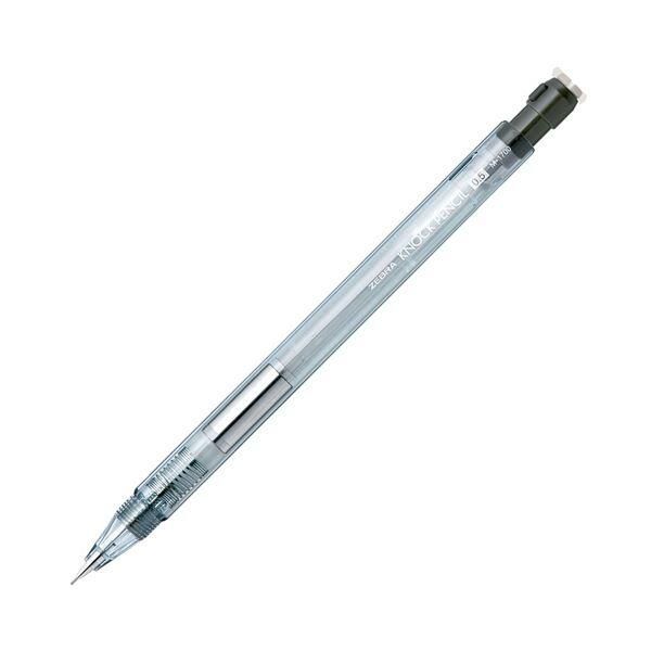ds-（まとめ） ゼブラシャープペンシル ノックペンシル M-1700 0.5mm （軸色：透明） MA117-C 1セット（10本） 〔×3セット〕 6,286円