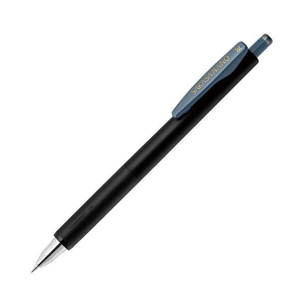 ds-（まとめ） ゼブラジェルボールペン サラサナノ 0.38mm ブルーグレー JJX72-VBGR-N 1セット（10本） 〔×3セット〕