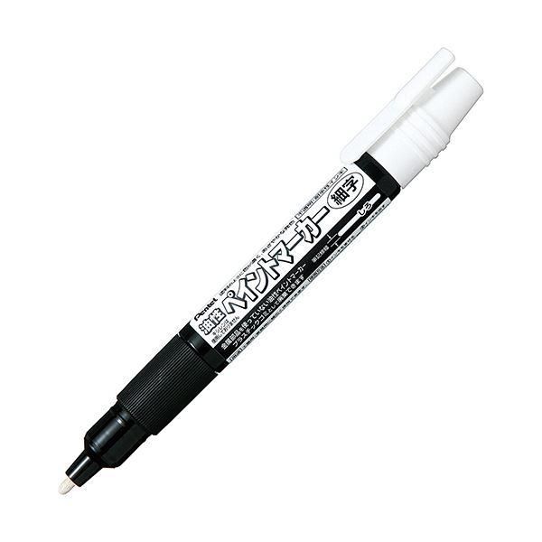 ds-（まとめ） ぺんてる 油性ペンペイントマーカー 細字 白 MSP20-W 1セット（10本） 〔×3セット〕 7,552円