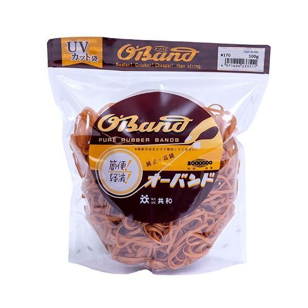 ds-（まとめ） 共和 オーバンド#170 内径38mm 500g入 透明袋 GGA-N-006 1袋 〔×3セット〕 7,344円