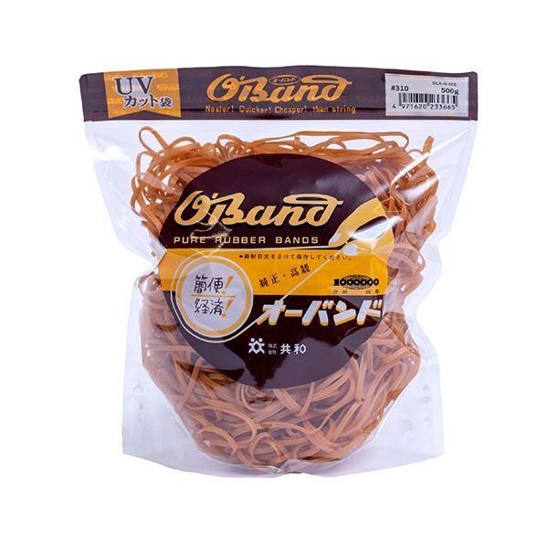 ds-（まとめ） 共和 オーバンド#310 内径76mm 500g入 透明袋 GLA-N-006 1袋 〔×3セット〕 8,033円