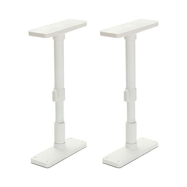 ds-（まとめ） 平安伸銅工業家具転倒防止突っ張り棒 35-50cm マットホワイト UEQ-35W 1パック（2本） 〔×3セット〕