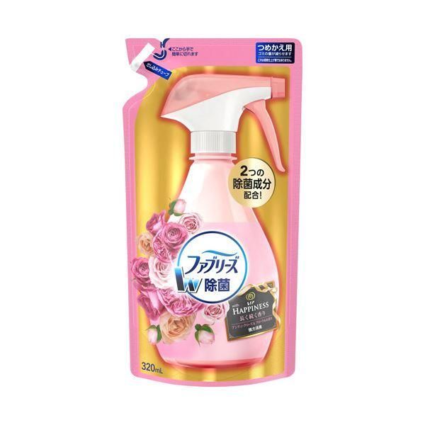 ds-（まとめ） P＆Gファブリーズ with レノアハピネス アンティークローズ＆フローラルの香り つめかえ用 320ml 1個 〔×10セット〕 6,746円