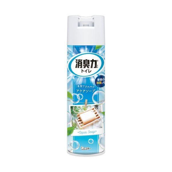 ds-（まとめ） エステートイレの消臭力スプレー アクアソープ 365mL 1セット（3本） 〔×5セット〕