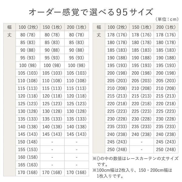 ds-1級遮光 防炎 ドレープカーテン ＋ レースカーテン セット 幅200×丈90cm 各1枚入 ストロベリーミルク 洗える 無地 国産 タッセル付 受注生産