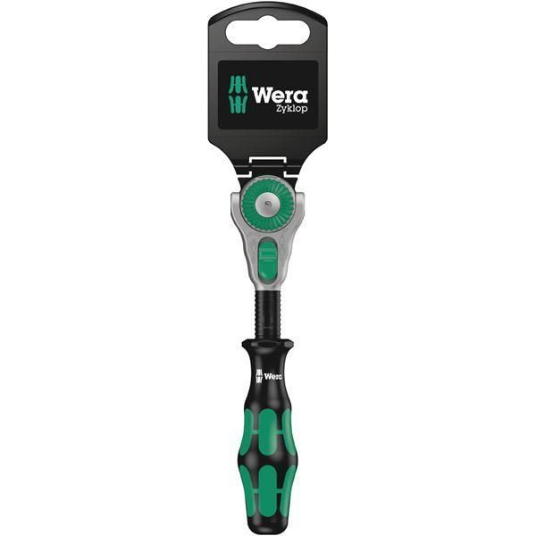 ds-WERA ヴェラ 差込1/4DR Zyklopラチェットハンドル 72ギア 全長152mm 073260 工具 ツール DIY 作業工具 道具