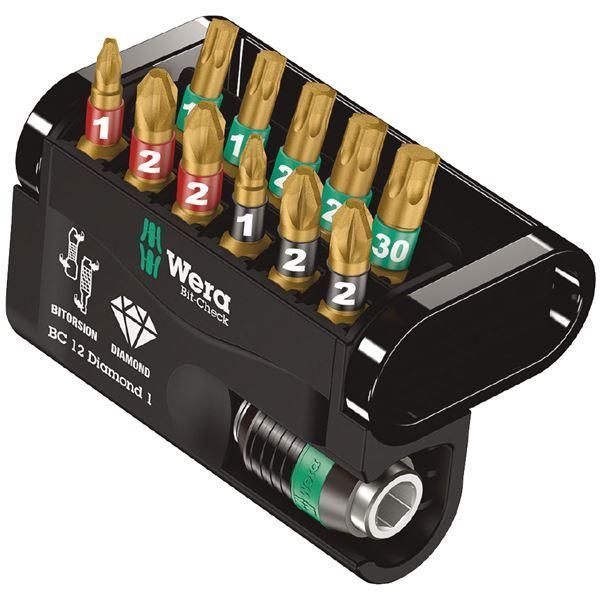 ds-WERA ヴェラ 11本組 差込6.35mm Bi-Torsion ダイヤモンドコーティング ビットセット 057421 工具 ツール DIY 作業工具 道具 8,207円