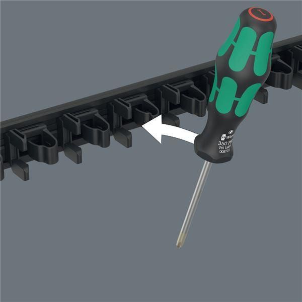 ds-WERA ヴェラ 9本組 クラフトフォームハンドル ドライバーセット マグネットレール付き 051012 工具 ツール DIY 作業工具 道具