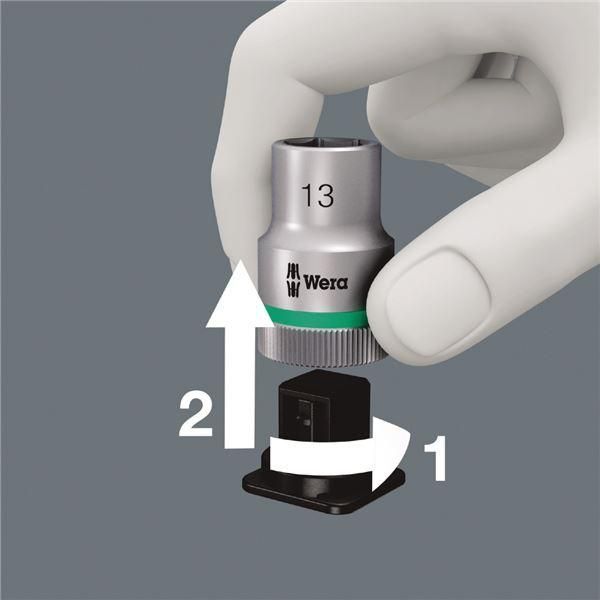 ds-WERA ヴェラ 差込角1/2inch 6点組 INHEX ビットソケット セット 保持機能付き 4-10mm 004210 工具 ツール DIY 作業工具 道具