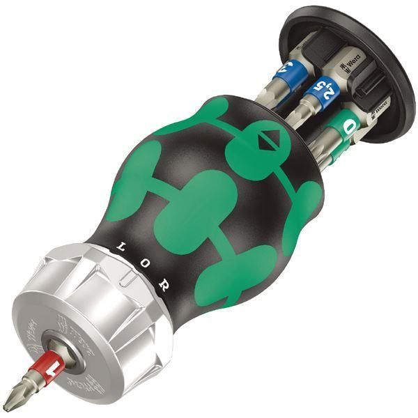 ds-WERA ヴェラ ラチェット機能付き HEX TORX スタビードライバー ステンレス製ビット7本付き 004185 工具 ツール DIY 作業工具 道具