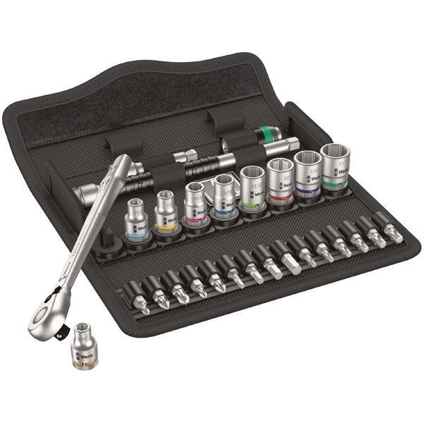 ds-WERA ヴェラ 差込角1/4DR 28点組 ZYKLOP ソケットレンチ セット 004021 工具 ツール DIY 作業工具 道具 レンチ 18,135円
