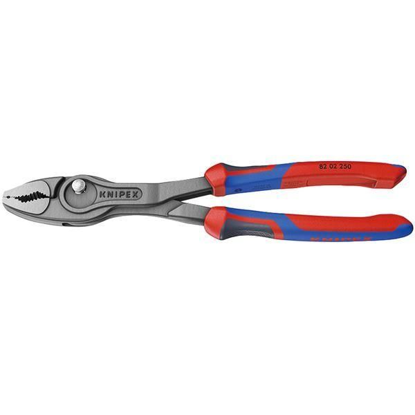 ds-KNIPEX クニペックス TwinGripツイングリップ スリップジョイント プライヤー 250mm コンフォートハンドル 8202-250
