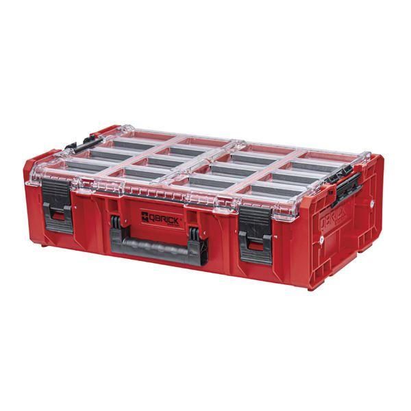ds-QBRICK キューブリック QS1 オーガナイザー 2XL2.0 赤 ORGQ2XLFCZEPG003 工具 作業工具 道具 ツール DIY