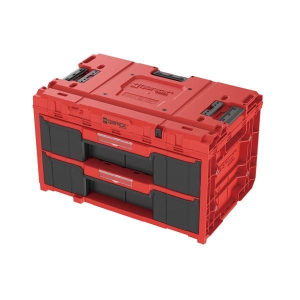 ds-QBRICK キューブリック QS1 ツールボックス 2段 赤 SKRQONED2CZEPG003 工具 作業工具 道具 ツール DIY