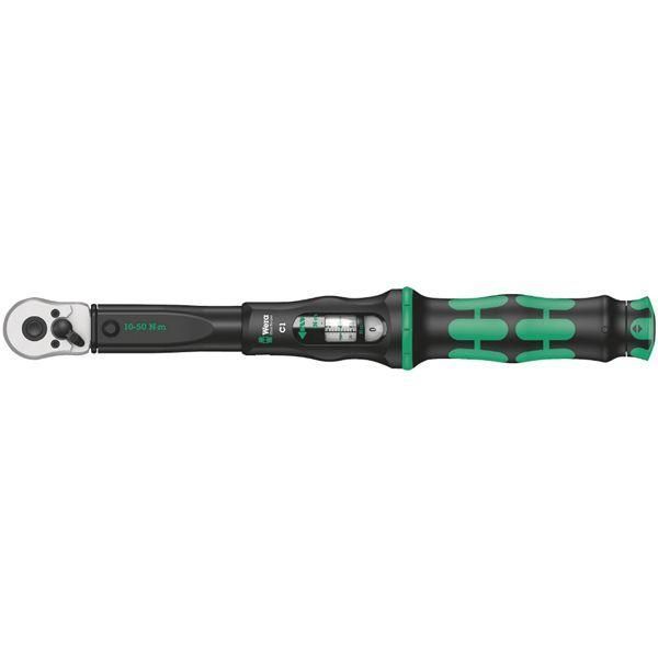 ds-WERA ヴェラ 1/2DR ラチェット式トルクレンチ 10-50Nm C1 343964 工具 ツール DIY 作業工具