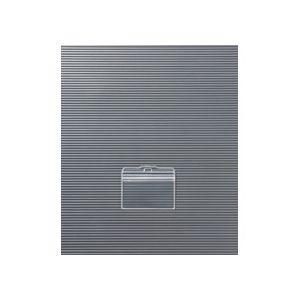 ds-（まとめ） ライオン事務器 名札用ホルダー ヨコ型 ソフトタイプ（チャック式） N77KH-10P 1パック（10枚） 〔×5セット〕