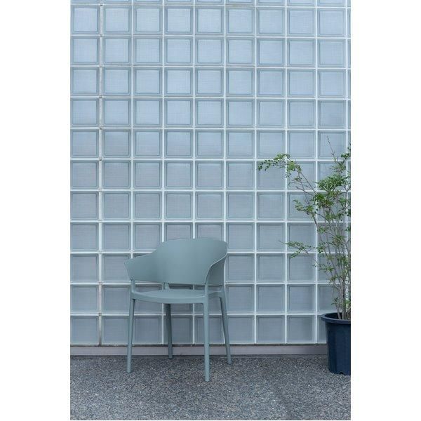 ds-パーソナルチェア 約幅56.5×奥行53×高さ78×座面高46cm ライトグリーン スタッキング アームチェア リビング 完成品 12,690円