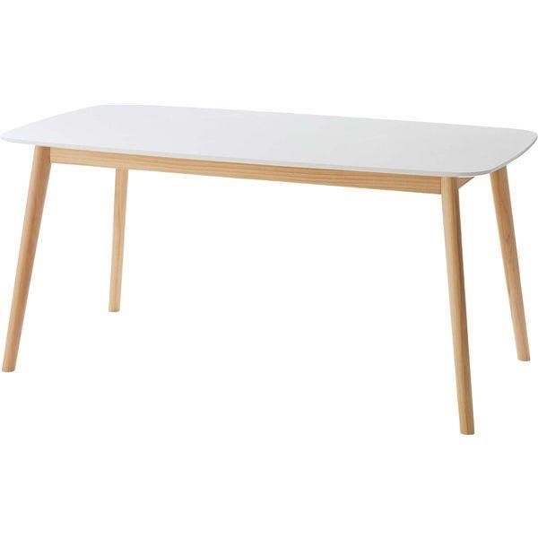 ds-ダイニングテーブル ホワイト （約W150×D82×H72cm） 組立式