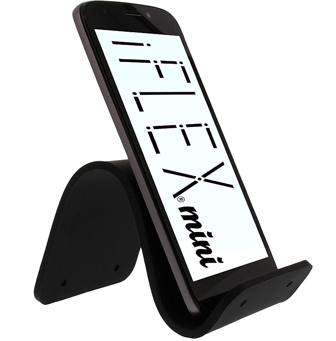 iFLEX スマホスタンド 変形自在 多用途 汎用性 シリコン製 グリップ 角度自由 ホルダー 卓上 持ち運び ミニ ブラック 0