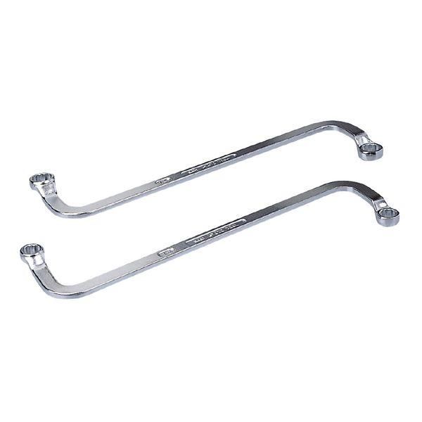 ds-KTC 京都機械工具 ドアヒンジレンチ セット 2本組 DMZ2 レンチ 工具 ツール DIY 作業工具