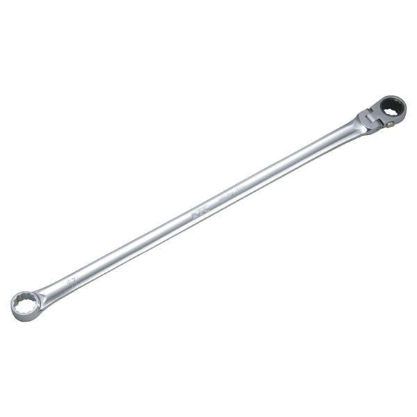 ds-KTC 京都機械工具 超ロング ラチェットメガネレンチ 首振り 12mm MR15L-12F レンチ 工具 ツール DIY 作業工具 7,731円