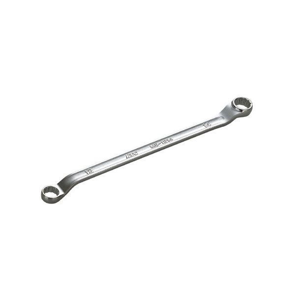 ds-KTC 京都機械工具 45゜X6゜ロング メガネレンチ 27X30mm M5-2730 レンチ 工具 ツール DIY 作業工具