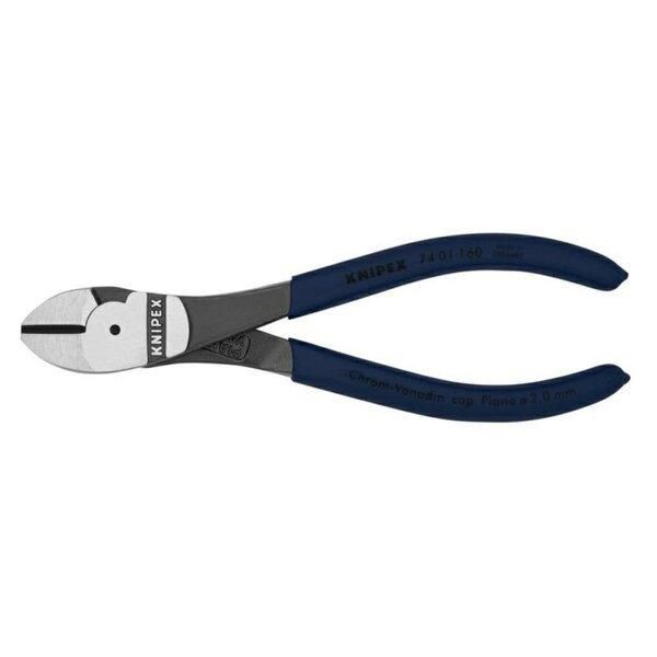 ds-KNIPEX クニペックス 限定品 強力型斜ニッパー 硬線用 160mm プラスティックコーティングハンドル スティールブルー 7401-160B01 8,149円