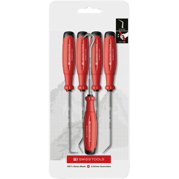 ds-PB SWISS TOOLS ピービースイスツールズ 5本組 スイスグリップEVO ピックツール 台紙付 38684.CN 工具 ツール DIY 作業工具
