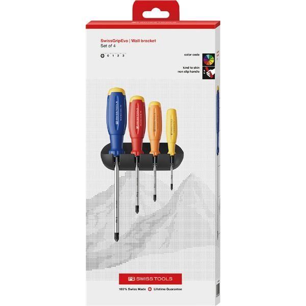 ds-PB SWISS TOOLS ピービースイスツールズ 4本組 レインボーEVO ドライバーセット(BOX) 38242.HRBCBB 工具 ツール DIY 作業工具 7,927円