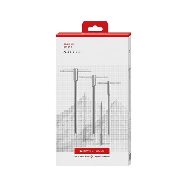 ds-PB SWISS TOOLS ピービースイスツールズ 5本組 スライド式六角棒レンチセット ペーパーボックス入 1204.SET6CBB 工具 ツール DIY 26,501円