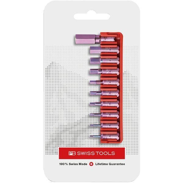 ds-PB SWISS TOOLS ピービースイスツールズ 10本組 ショートタイプ 六角ビットセット ビットホルダー付 パッケージタイプ C6.709CN 8,252円