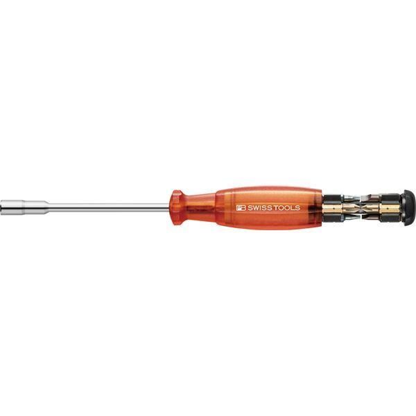 ds-PB SWISS TOOLS ピービースイスツールズ マルチクラフト C6ドライバービットビット8本組 差替式ドライバー インサイダー レッド ロングタイプ 6465.RED