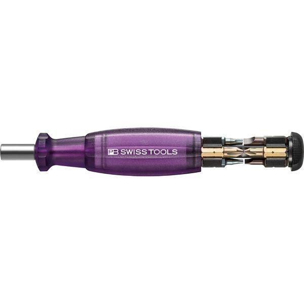 ds-PB SWISS TOOLS ピービースイスツールズ マルチクラフト C6ドライバービットビット8本組 差替式ドライバー インサイダー パープル 6464.PURPLE 9,471円