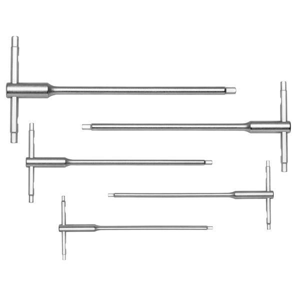 ds-PB SWISS TOOLS ピービースイスツールズ 5本組 スライド式T型六角レンチセット 1204.SET6 工具 ツール DIY 作業工具