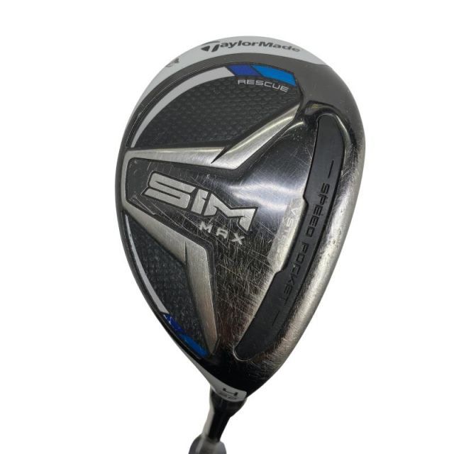 【中古】 テーラーメイド SIM MAX U4 ユーティリティ UT TENSEI BLUE TM60(UT) (フレックスS) メンズ 男性用 右利き 右用 Cランク ゴルフクラブ