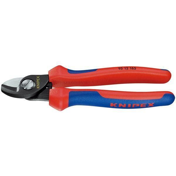 ds-KNIPEX クニペックス ケーブルカッター コンフォート 全長165mm パック入 9512-165SB 工具 ツール DIY 作業工具