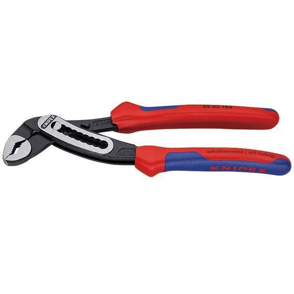ds-KNIPEX クニペックス アリゲーター ウォーターポンププライヤー コンフォート サイズ86×22×180mm パック入 8802-180SB 工具