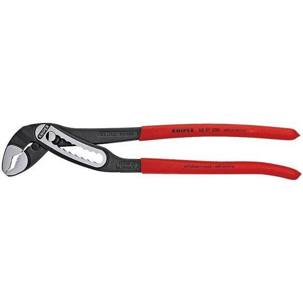 ds-KNIPEX クニペックス アリゲーター ウォーターポンププライヤー 滑り止めプラスチックコーティング 全長300mm 8801-300 工具