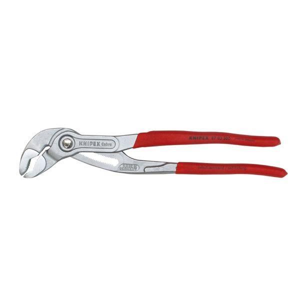 ds-KNIPEX クニペックス コブラ ウォーターポンププライヤー 滑り止めプラスチックコーティング 全長300mm 8703-300 工具 ツール