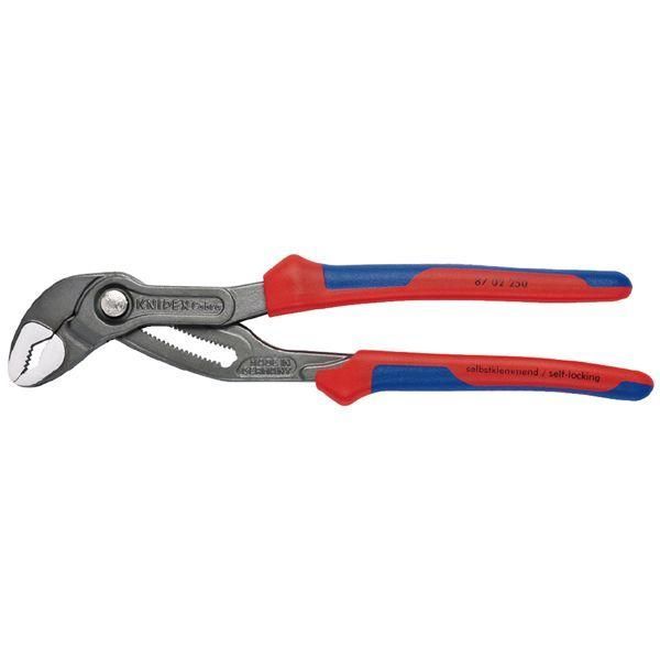 ds-KNIPEX クニペックス コブラ ウォーターポンププライヤー コンフォート サイズ84×19×250mm パック入 8702-250SB 工具 ツール