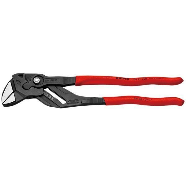 ds-KNIPEX クニペックス プライヤーレンチ プラスチックコーティング 全長300mm 8601-300 工具 ツール DIY 作業工具