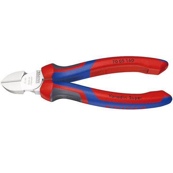 ds-KNIPEX クニペックス 斜ニッパー コンフォート 全長160mm 7005-160 工具 ツール DIY 作業工具