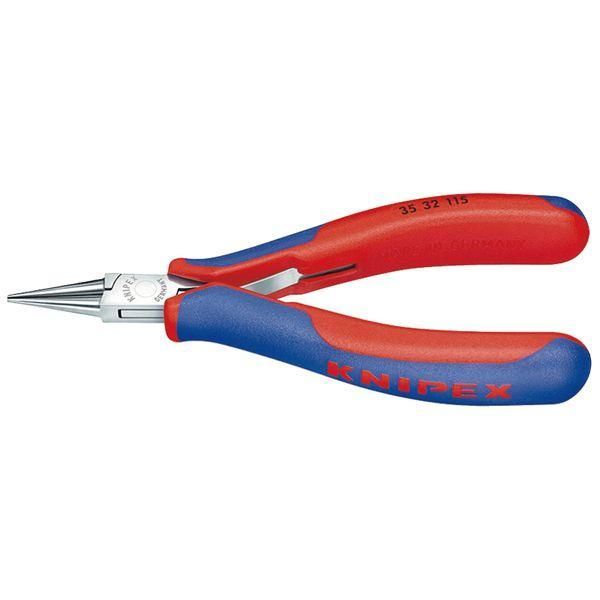 ds-KNIPEX クニペックス エレクトロニクスプライヤー コンフォート 全長115mm 3532-115 工具 ツール DIY 作業工具