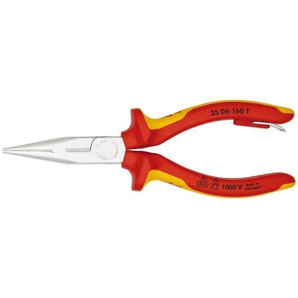ds-KNIPEX クニペックス 1000V絶縁ラジオペンチ 落下防止 全長160mm