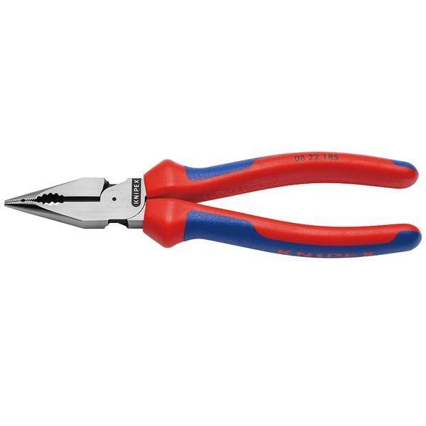 ds-KNIPEX クニペックス ニードルノーズペンチ コンフォート サイズ185×85×23mm 0822-185 工具 ツール DIY 作業工具